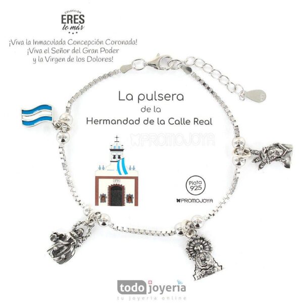 Pulsera Plata Mujer HERMANDAD CALLE REAL